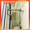 Móc treo 98mm INOX đầu trắng chống đập cửa WC